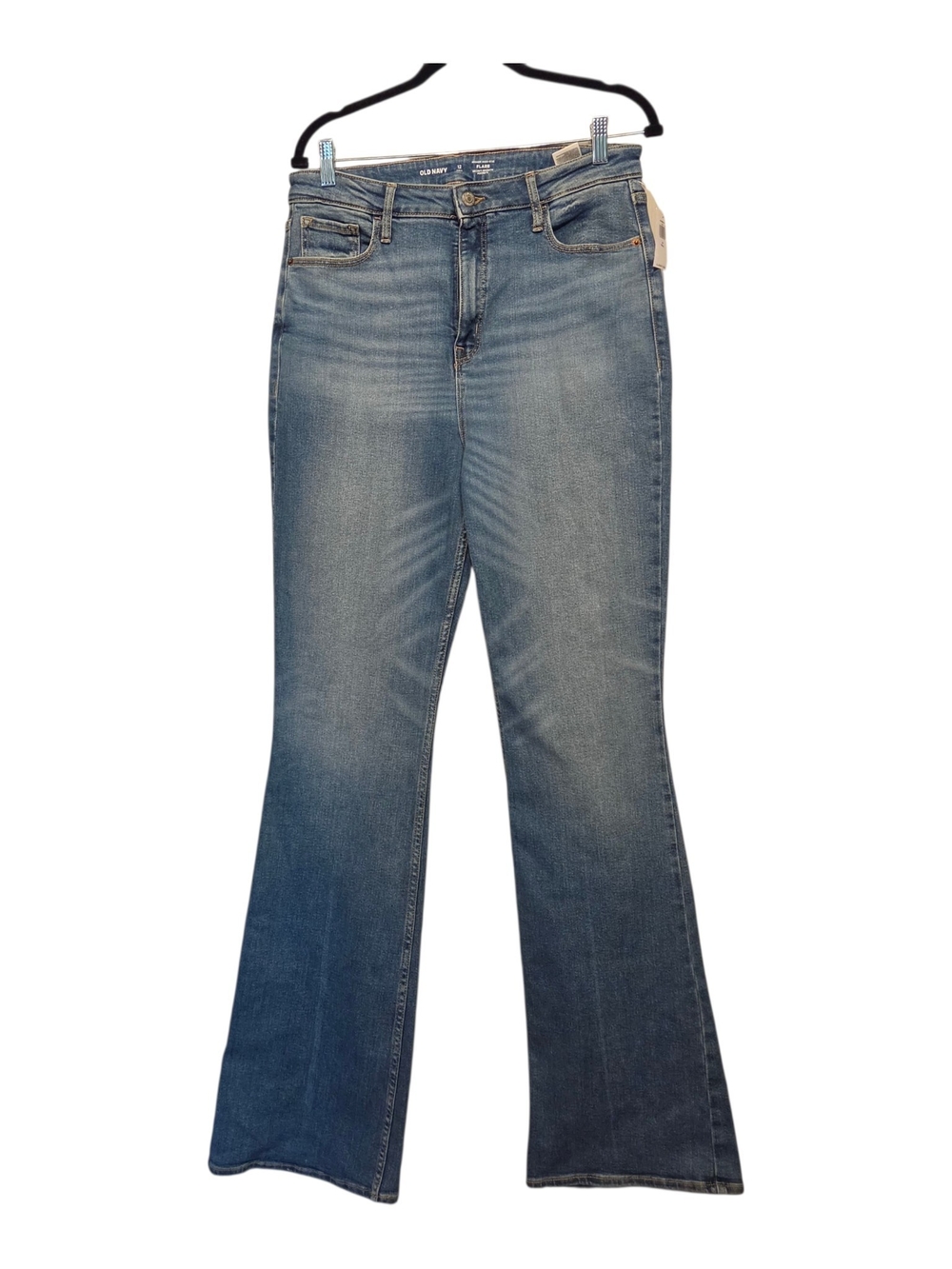 Old Navy High Waist Flare Y2K Light Blue Jeans NWT